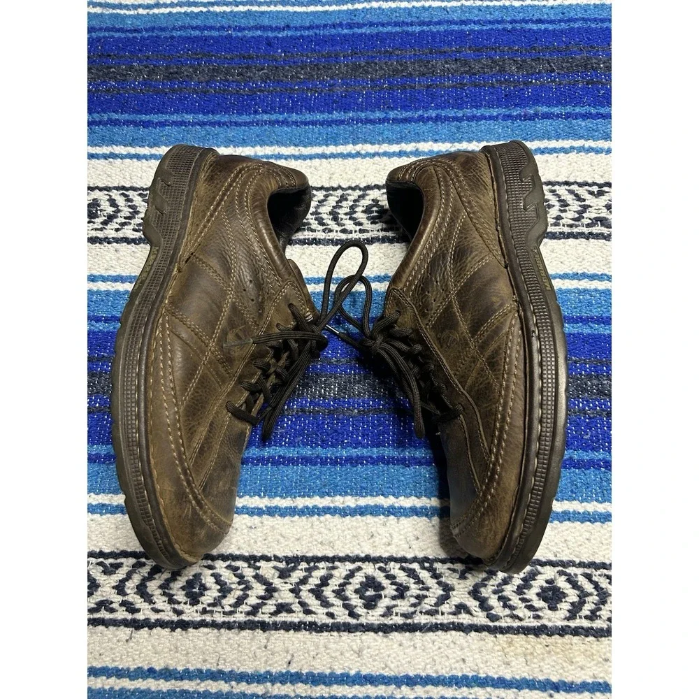 Merrell World Era Dark Earth Brown Leather Oxford Outdoor Lace Up Men's Size 11